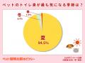9割超が「夏が最も臭う」と回答！ペットトイレ臭の悩