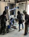 国内初、建物解体現場の廃棄窓ガラスをフロート板ガラ