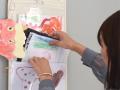 子どもの作品、飾って収納！bon moment「作品収納ウォ