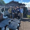 富士山初、7合目「日の出館」に太陽光充電ステーショ 富士山初、7合目「日の出館」に太陽光充電ステーショ