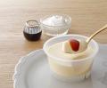 生クリームの濃厚な乳味が、とろりと広がるご褒美プリ