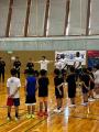 びんご福山デニックス、府中市で初めてのバスケットボ びんご福山デニックス、府中市で初めてのバスケットボ