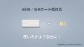 eSIM×物理SIM、しかも驚くほど小さい前モデル比utf-8