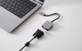 USB Type-Cポートからの映像信号をVGA出力へ変換でき
