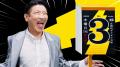 「ブラックサンダー」の「サン（3）」にちなみ、”３“
