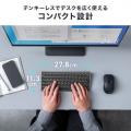 軽快な打ち心地。シンプルで使いやすいツートンカラー
