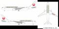 JAL（ボーイング767型機）へのリブレット形状塗膜施工