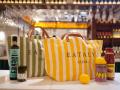 イータリー銀座店のオリジナル限定ストライプトートバ