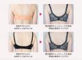 対応サイズがMカップまで拡大！軽い着け心地なのに脇