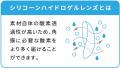 高い酸素透過性とやわらかさを両立した2週間交換コン