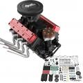 1/10スケールで28cc V8を組み上げる。BLDB、TOYAN「FS