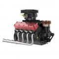 1/10スケールで28cc V8を組み上げる。BLDB、TOYAN「FS