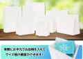 1枚から作れるオリジナル紙袋、サイズ確認用サンプル