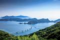 三つの橋を渡り、東シナ海の海岸線を走る。離島のハー