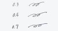 速く書いても、いい文字が書きやすい*＜Campus＞から