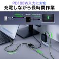 充電＋USB Aもこれ1つでできる。USB-C HDMI変換アダプ