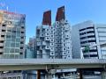 中銀カプセルタワービル跡地でホテル建設進む 中銀カプセルタワービル跡地でホテル建設進む
