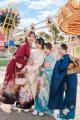 浅草花やしきで着物姿をプロが撮影。きものレンタルwa 浅草花やしきで着物姿をプロが撮影。きものレンタルwa