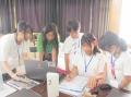 ユードム、水戸の高校生・大学生とともに、子どもたち ユードム、水戸の高校生・大学生とともに、子どもたち