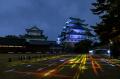 名古屋城が黄金の光に包まれる、秋の特別な夜「名古屋