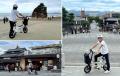 出雲大社めぐりもglafitで！ 旧大社駅に特定小型原付