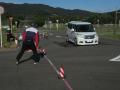 【JAF佐賀】追突事故防止と豪雨災害への備えを学ぶ運