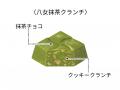 福岡県産八女抹茶を100%使用!「八女抹茶クランチ」 福岡県産八女抹茶を100%使用!「八女抹茶クランチ」