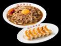 甘辛すき焼き風牛カルビ×卵黄の絶品コラボ大阪王将『 甘辛すき焼き風牛カルビ×卵黄の絶品コラボ大阪王将『