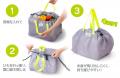 サッと広げてたっぷり入る！セルフレジでの袋詰めもス