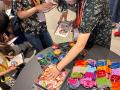 社員・家族向けの福利厚生イベントに、刺繍・ものづく