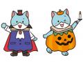 地元幼稚園児と一緒に 岳南電車をハロウィーン飾りで