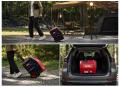 車載しやすい横置き積載と、車輪移動に対応。ProTOOLs