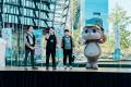 グランフロント大阪 うめきた広場で、よさこい演舞や