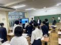 地域の中学生のキャリア教育を支援　桑原組が安曇川中