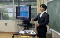 地域の中学生のキャリア教育を支援　桑原組が安曇川中