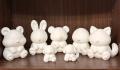 3Dプリンタ教室3DLab、ポーリングアート用の白いどう