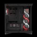 最大14基のファンが搭載可能な液晶付きPCケース「ROG 