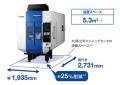 ブラザー、搭載工具本数の増加と複合加工で段取り替え