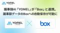 議事録AI「YOMEL」が「Box」と連携。議事録データのBo 議事録AI「YOMEL」が「Box」と連携。議事録データのBo