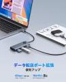 ORICOデュアルHDMI 4K@60Hz出力対応8-in-1 USB-Cドッ