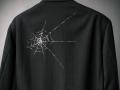 Yohji Yamamoto POUR HOMME、蜘蛛の巣柄の抜染シリー