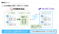 neoAIとディサークル、「POWER EGG」に蓄積された業務