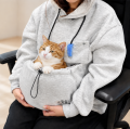 【猫飼いゲーマー専用ウェア】お腹のポッケに猫をINで