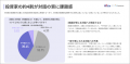 【調査レポート】投資家の約4割が企業との対話の質を