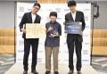 祖父母の元気を願い「見守り歩数計」を製作　中学2年