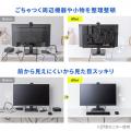 デスクのごちゃつき、モニター裏へ。VESA対応有効ボー