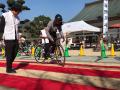 優勝賞金５万円！！自転車神社祭・のろのろ一本橋第５
