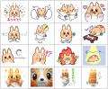 LINEスタンプ第３弾「動く！ちばコーギー」販売開始