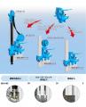 硬質地盤での施工効率を高めた新型機 「サイレントパ