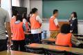 佛教大学内で京都市立北総合支援学校の生徒がワutf-8